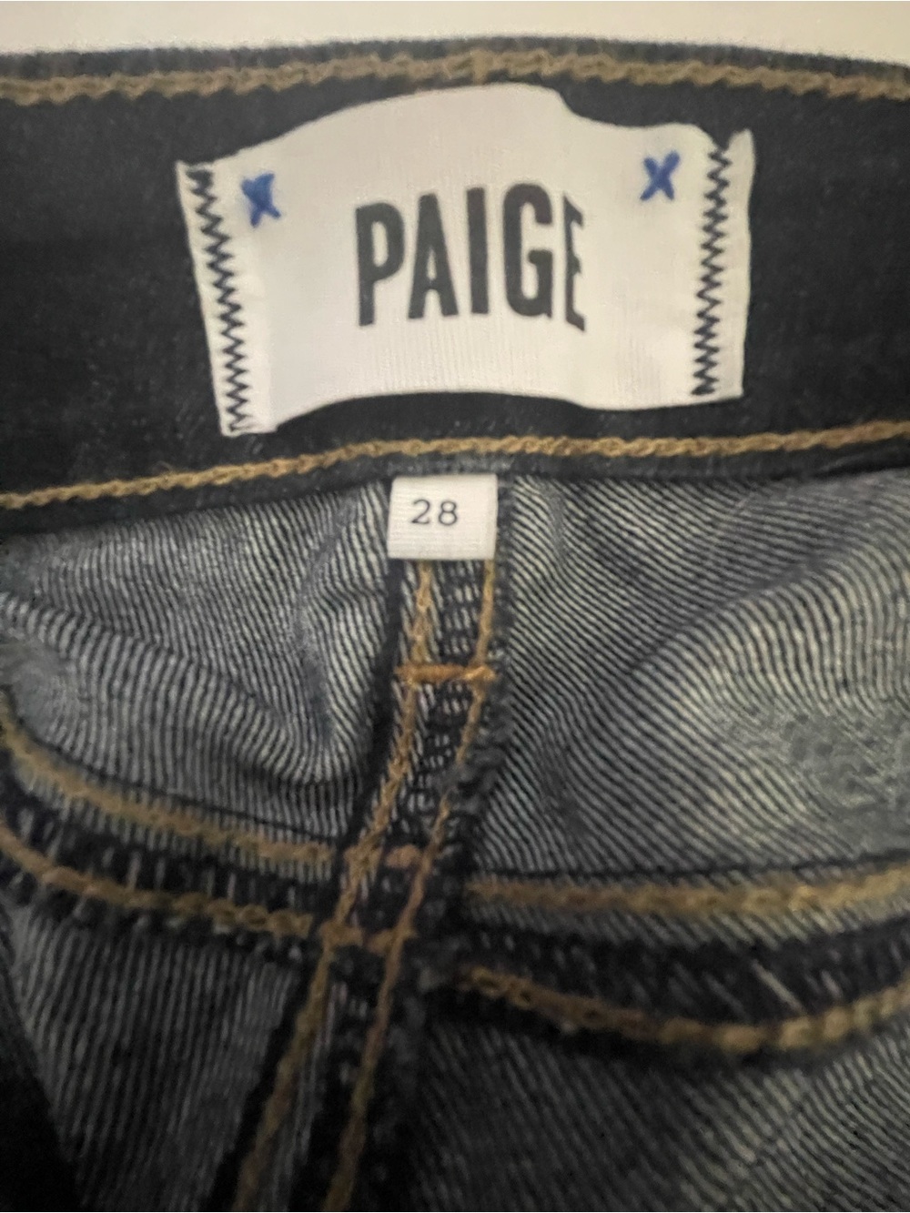 PAIGE Verdugo Ultra Skinny Jeans Women’s 28 Dark Wash Mid Rise Stretch Designer - Picture 7 of 8